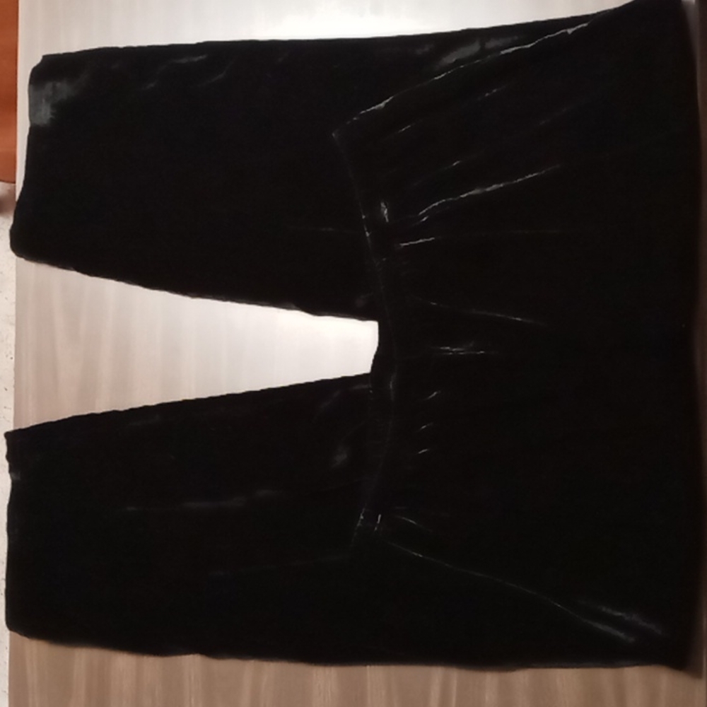 White Stag Black Soot Velvet Pants XL NWT